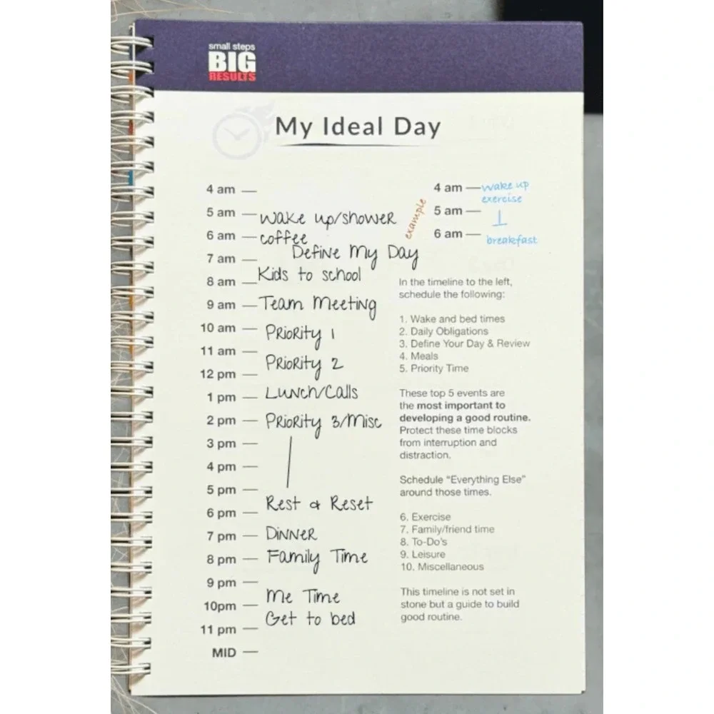 2X NEW DEFINE MY DAY Daily Planner & Goal Setting Gratitude Journal Undated
